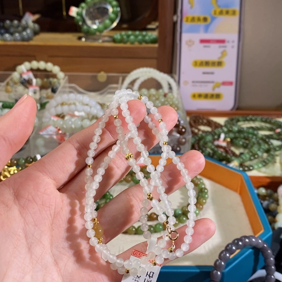 和田玉手链未镶嵌