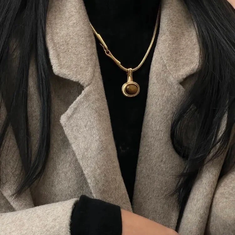 钛钢项链 轻奢气质时尚百搭复古欧美-605