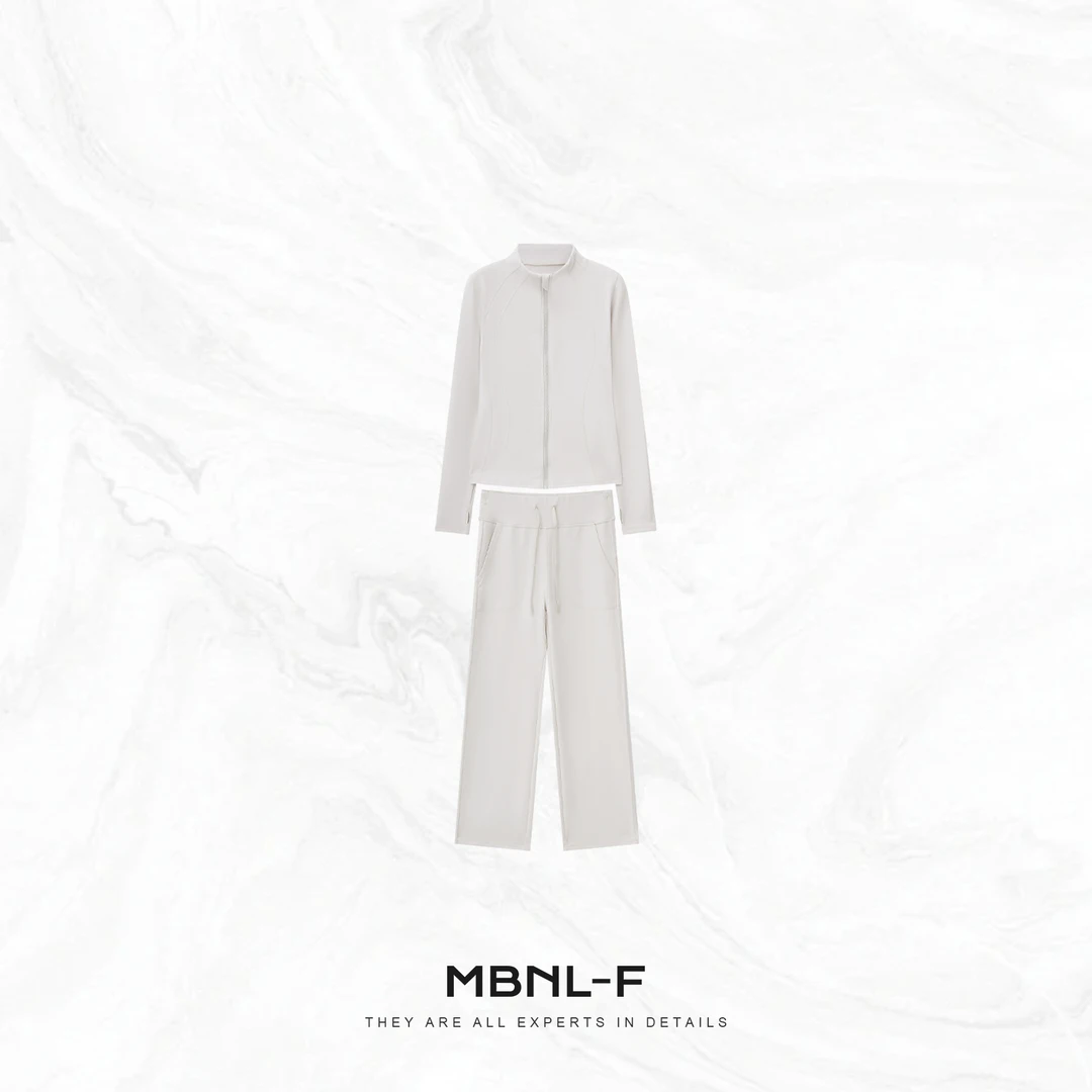 MBNL-F "羊绒蛋白套装" 极简随性松弛感卫衣套装 秦磊XM-XTZ5502