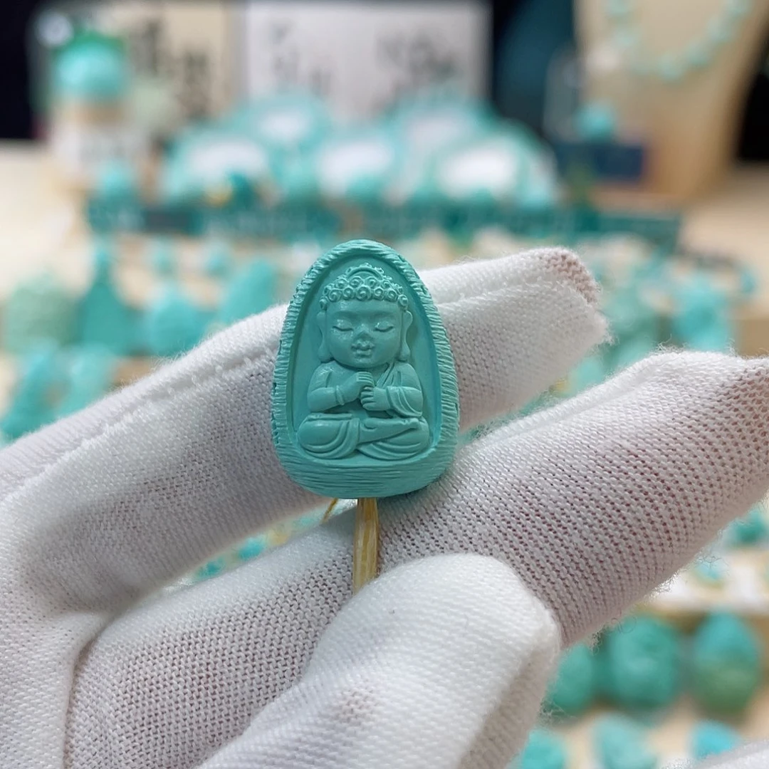 绿松石珠宝奇石未镶嵌