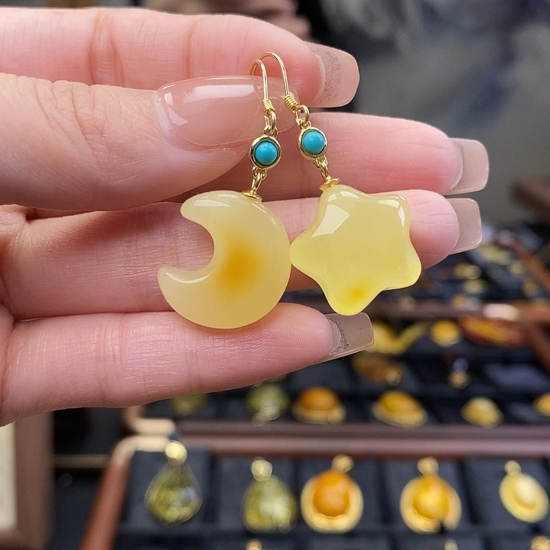 琥珀未镶嵌裸石成品