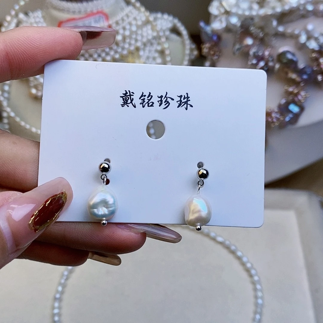 淡水珍珠颈饰银S925镶嵌