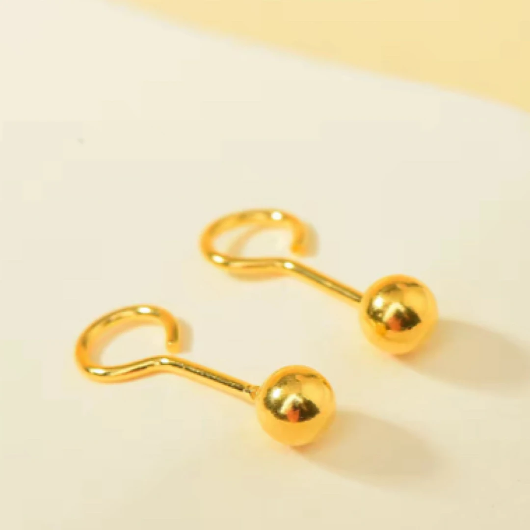 合金耳饰 合金豆豆耳钉0.05g