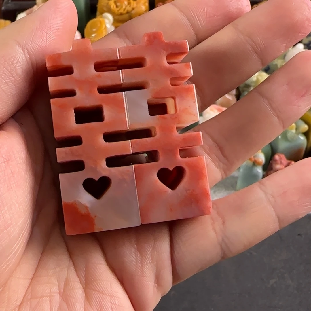 o***j青田石印石包八字 编号编号1039