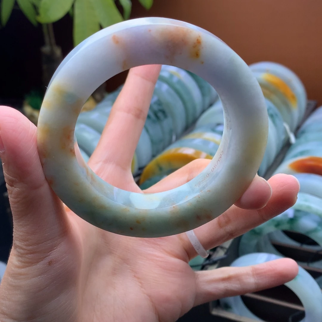 未镶嵌定制手镯定制翡翠定制52-60