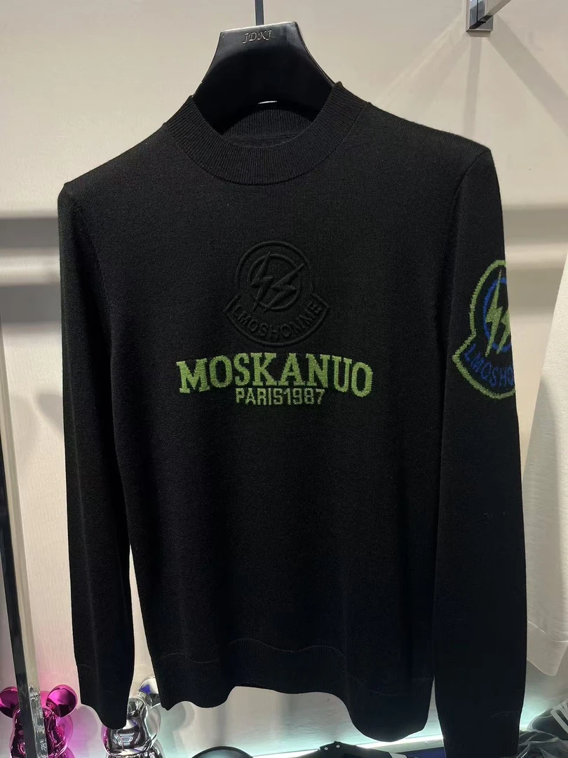 【JDKJ】冬季潮品轻奢高端气质百搭男士羊毛衫Y198