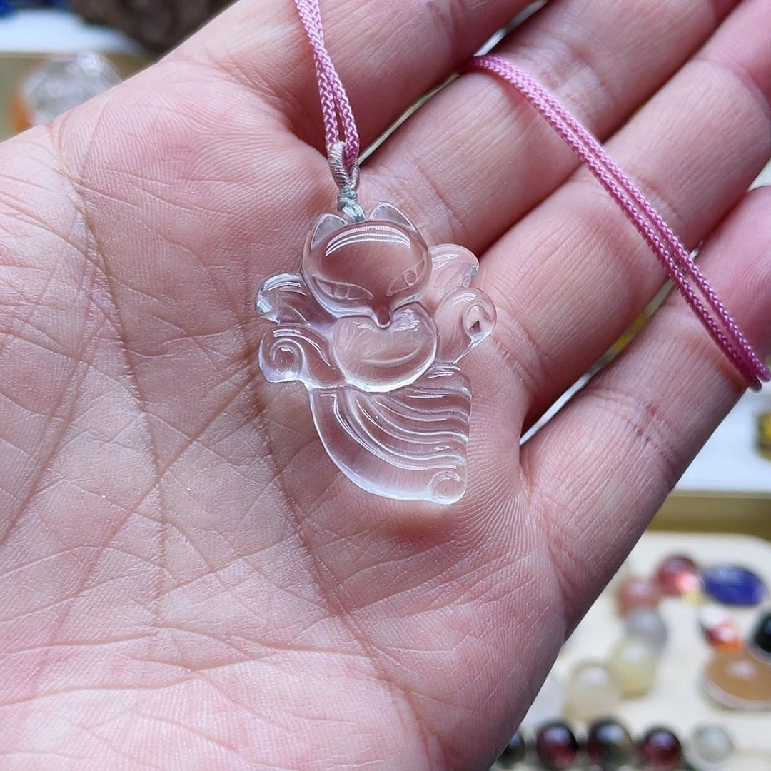 水晶吊坠(不含链)未镶嵌