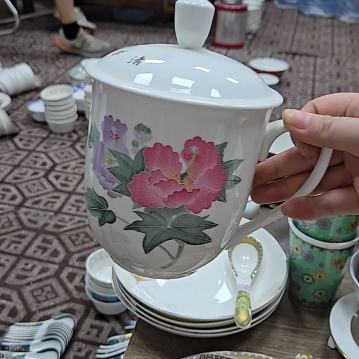 瓷片微瑕办公杯一个66666666