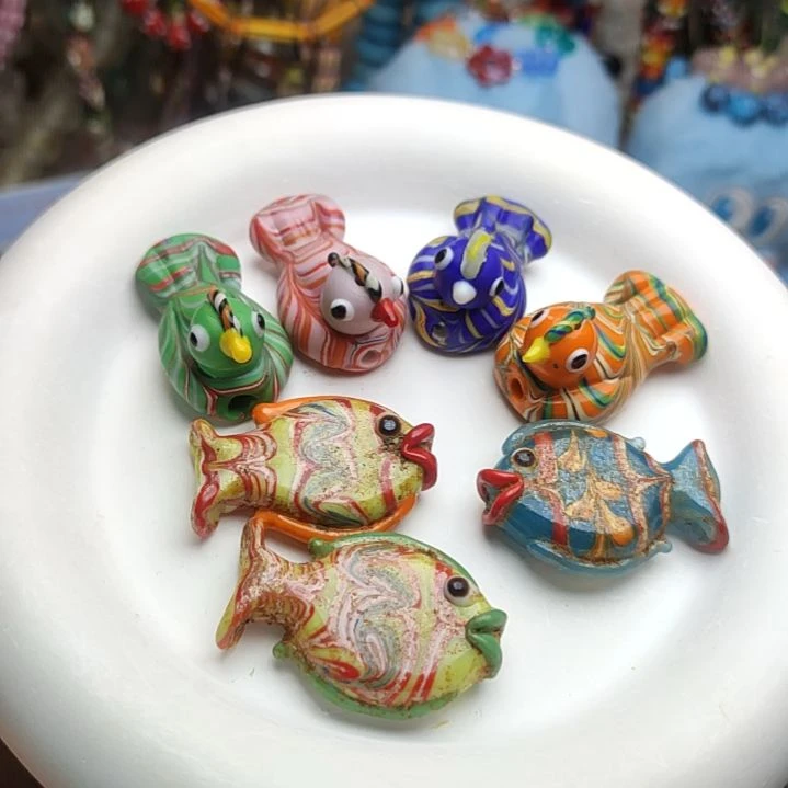 琉璃非金属西亚小动物一颗