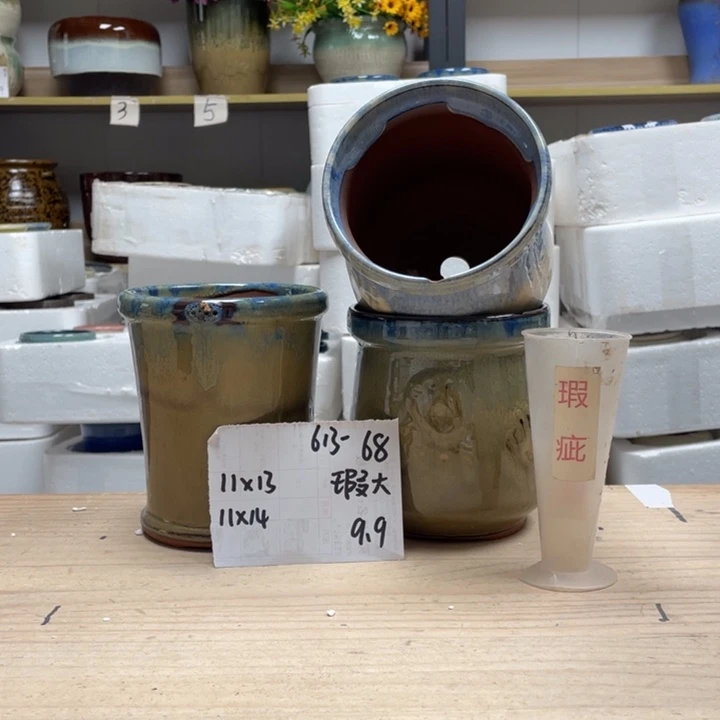 紫砂花盆多肉花盆微瑕68