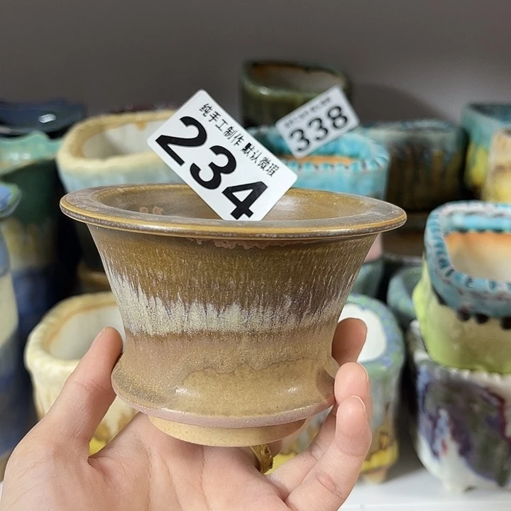 景德镇陶瓷盆 满30包邮 口8