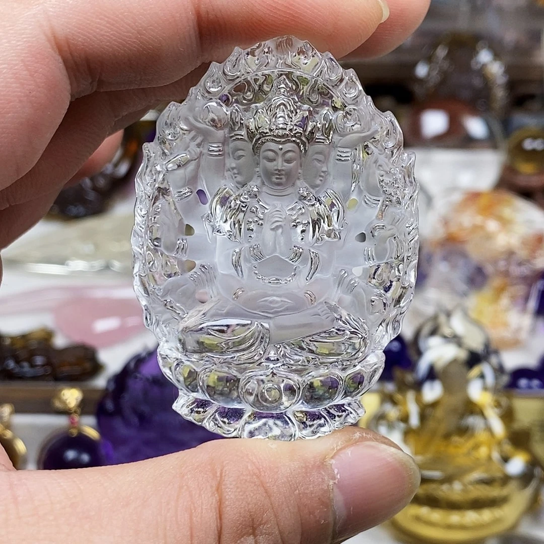 锦***涵未镶嵌水晶颈饰天然水晶手链