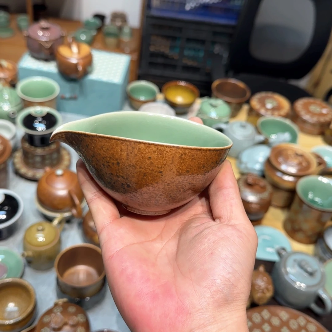小金茶具青瓷茶器