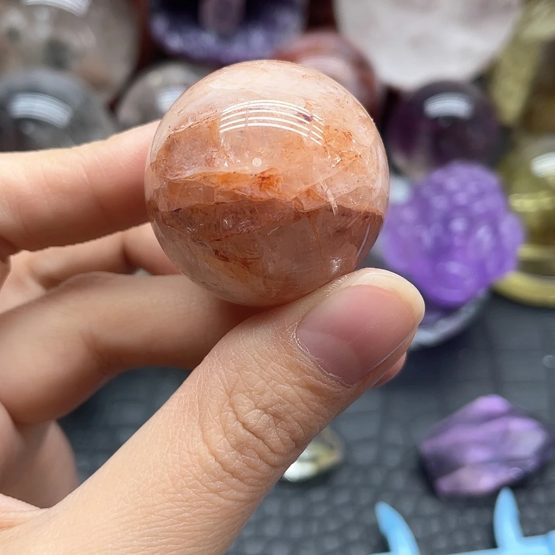珠宝半成品水晶未镶嵌29胶花球放漏卡3.2mm