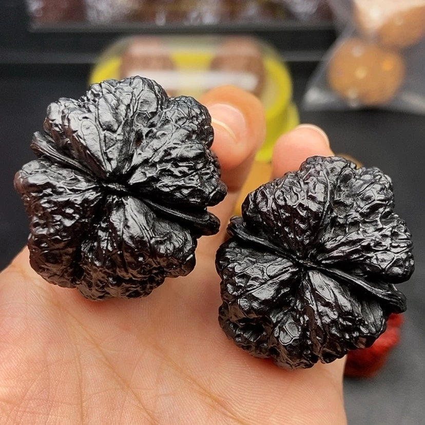 【闪购商品】把件文玩核桃40尺蝴蝶蟾