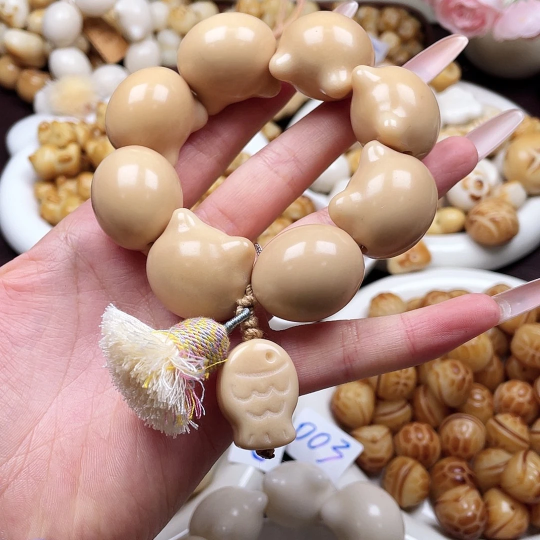 吊坠白玉菩提一串成品C