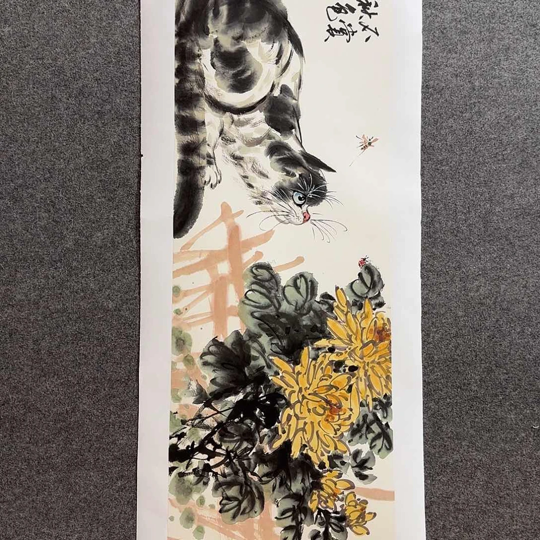 国画娄鹏老师手绘作品