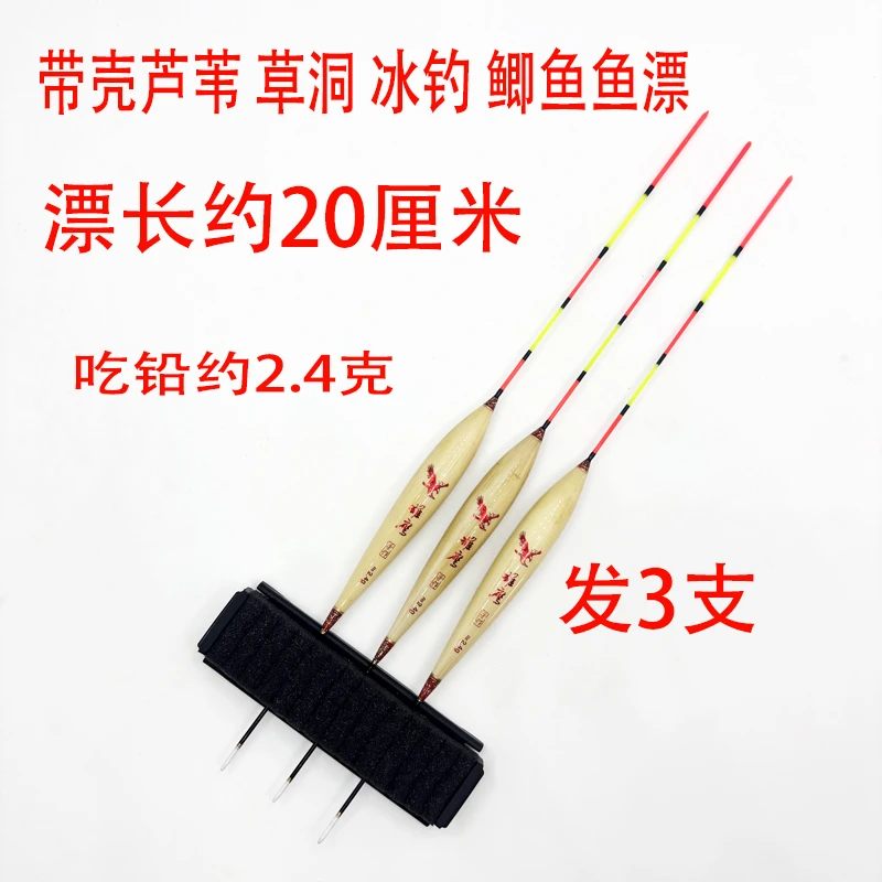 A 50 漂带壳芦苇漂草洞浮漂冰钓漂