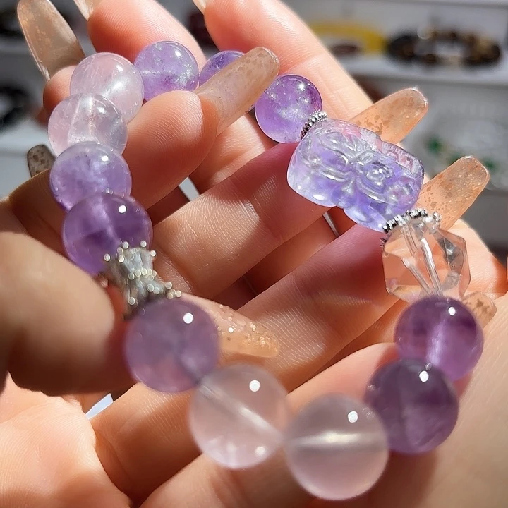 紫晶手链未镶嵌8888888888888