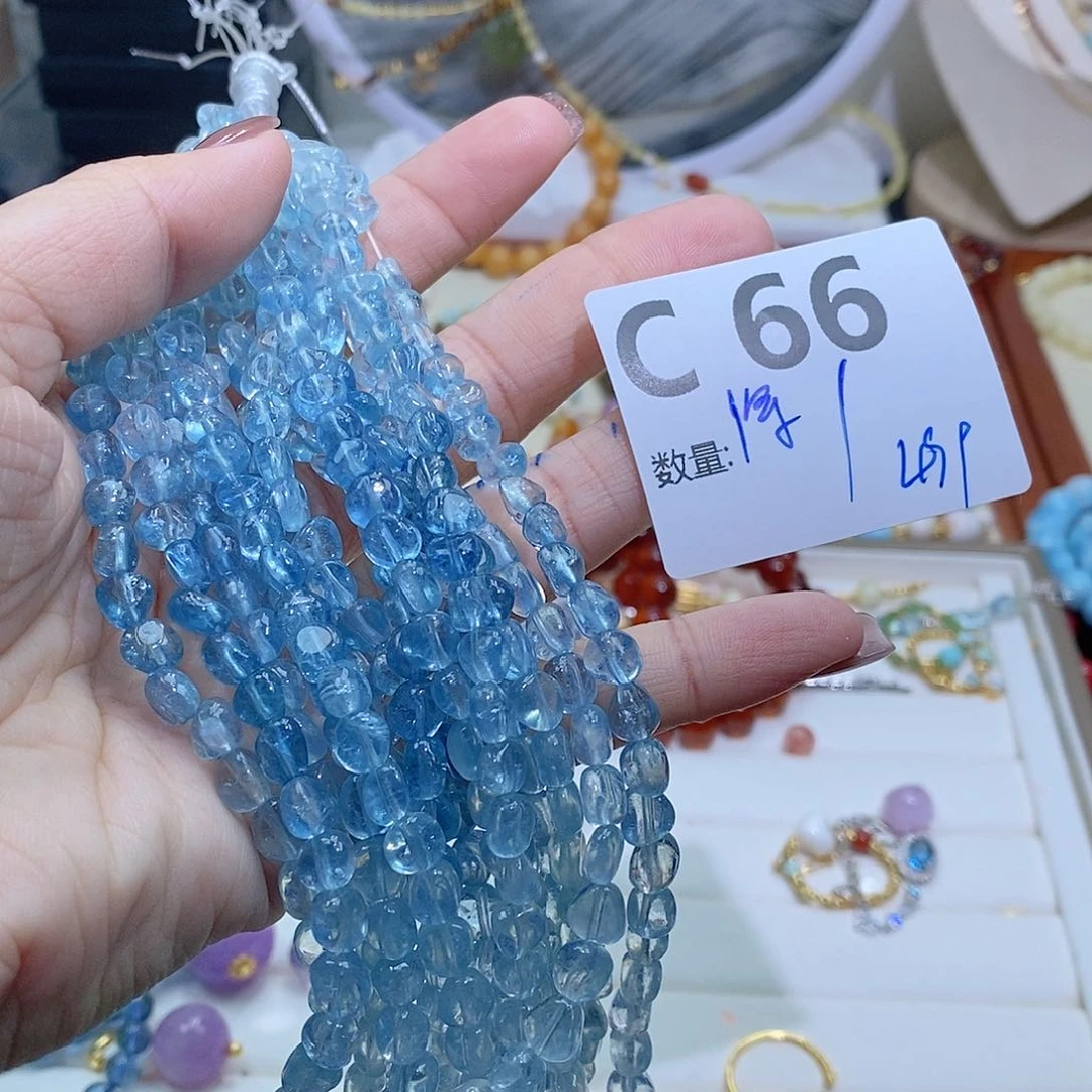 海蓝宝石手链未镶嵌C66