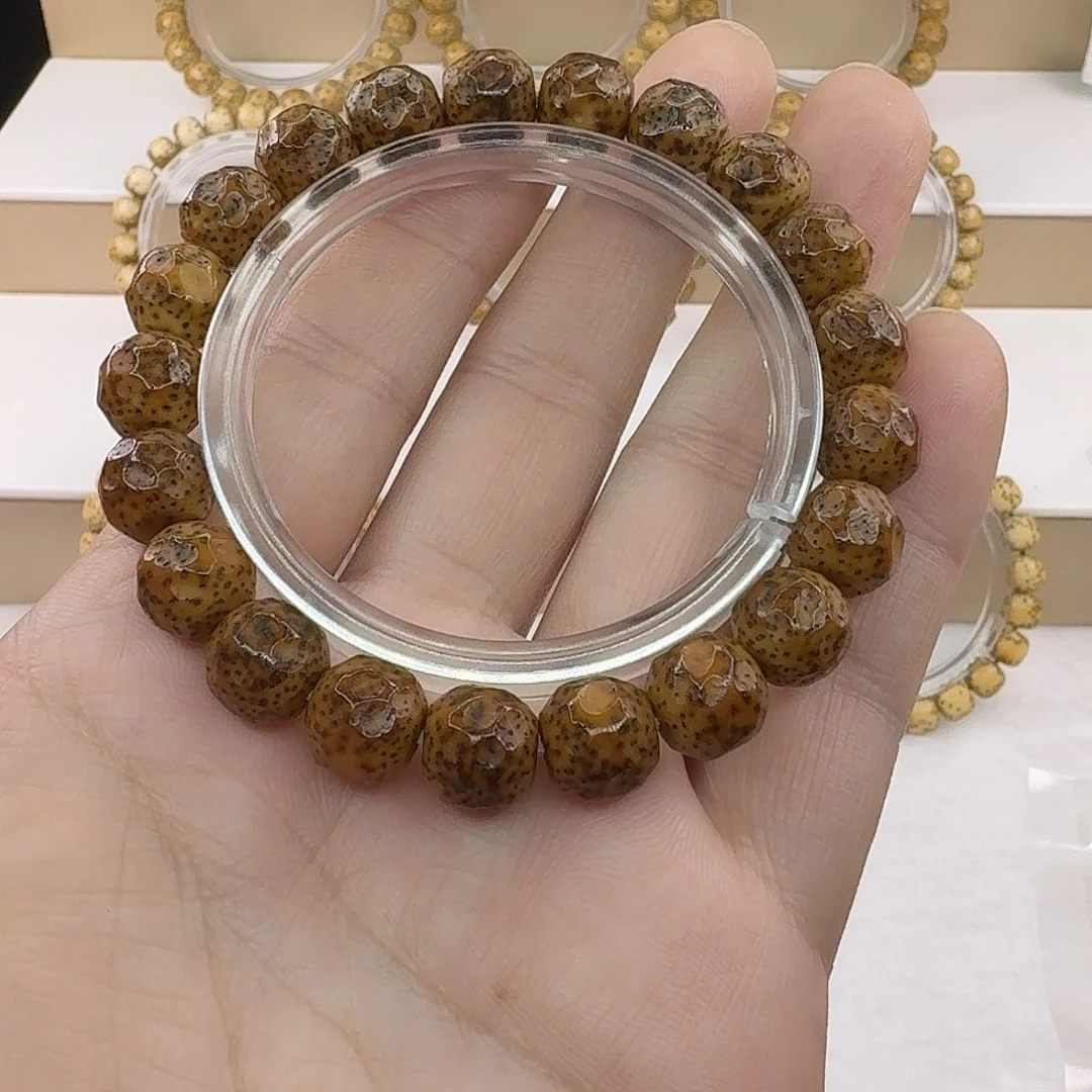 星月菩提吊坠海南原生态无相单圈