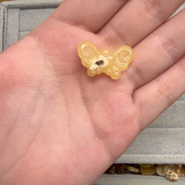 裸石琥珀未镶嵌?****a天然蜜蜡配件