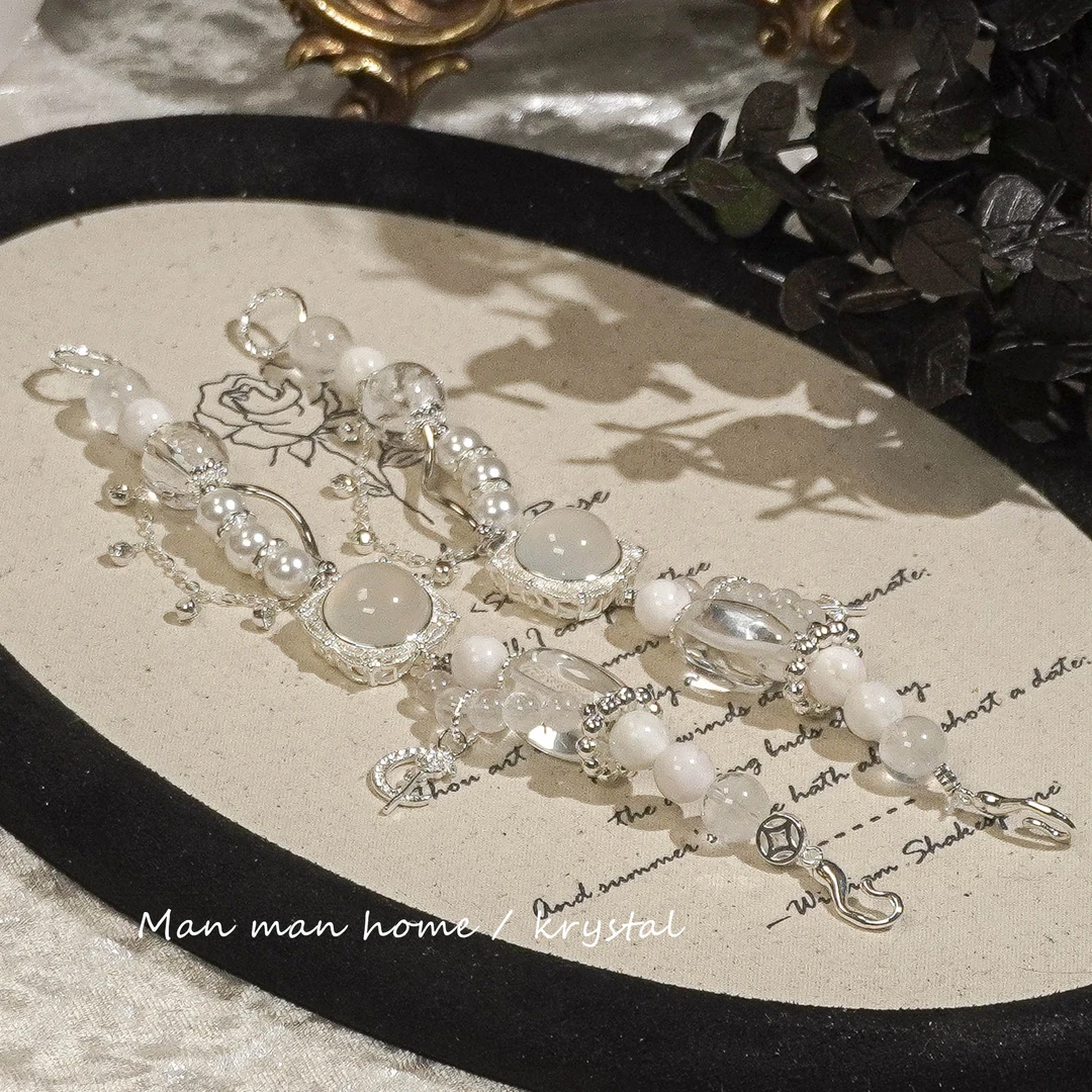 MMJ051【露从今夜白】暖暖家原创水晶手串多样性发货 发其一