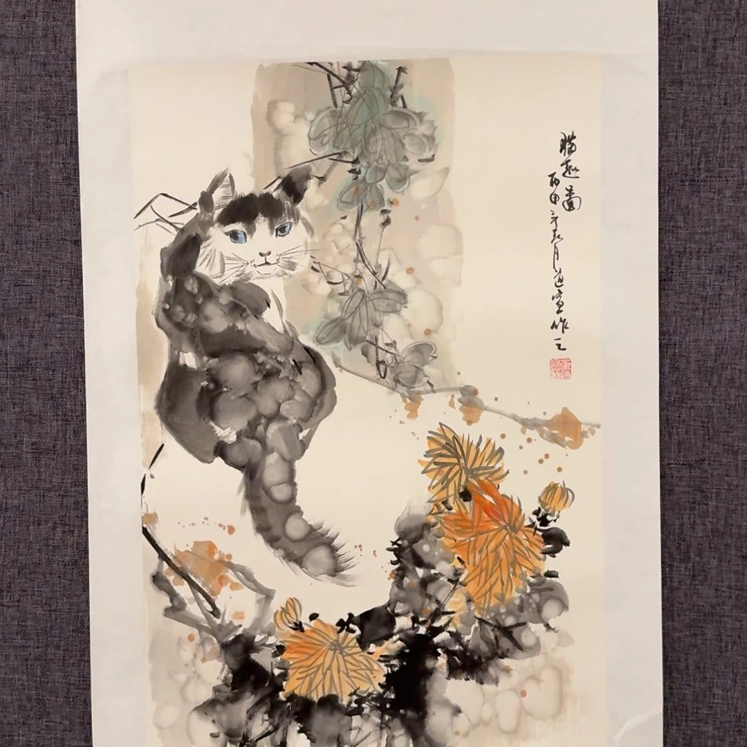 国画董老师作品画作