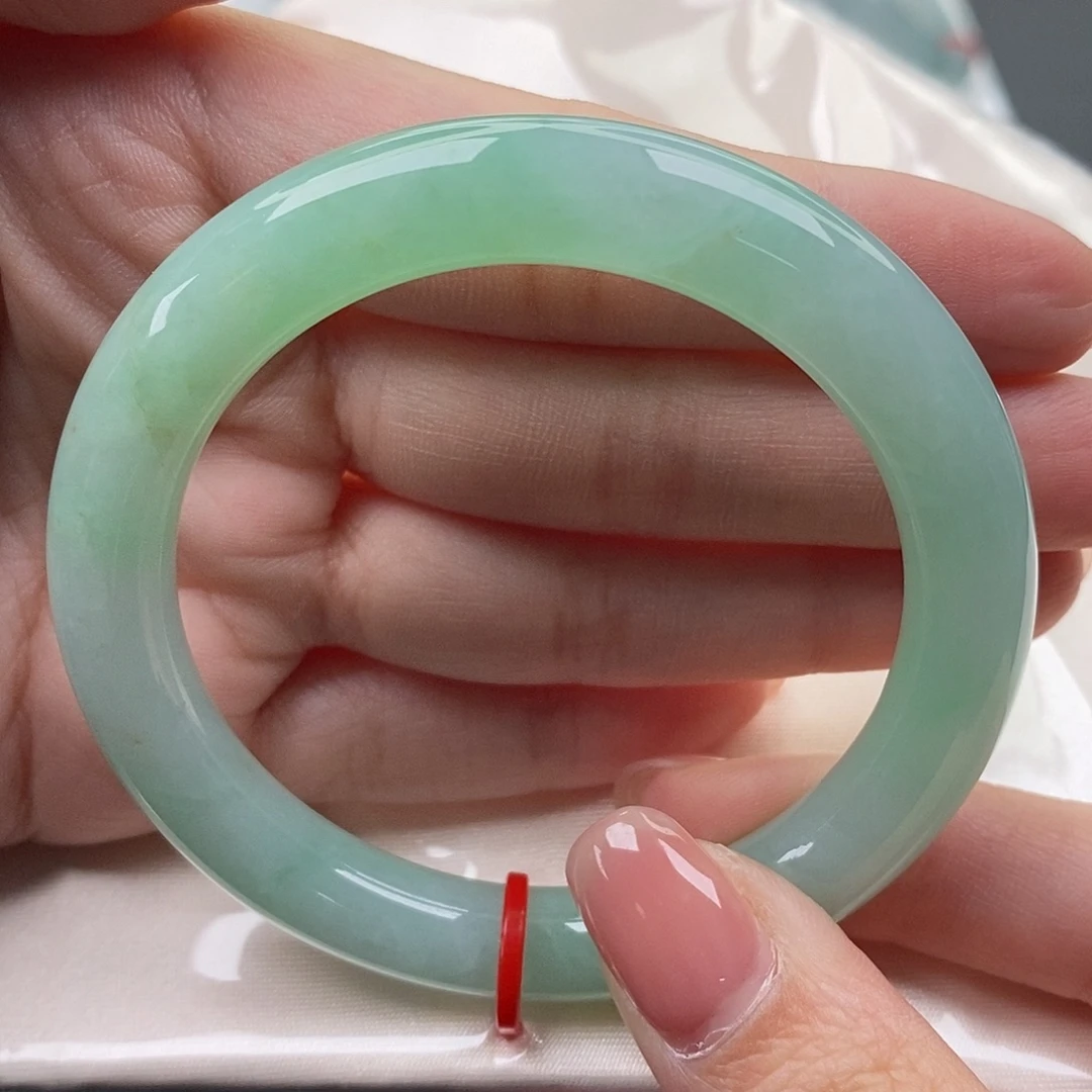 翡翠未镶嵌手镯缅甸天然A货翡翠 52