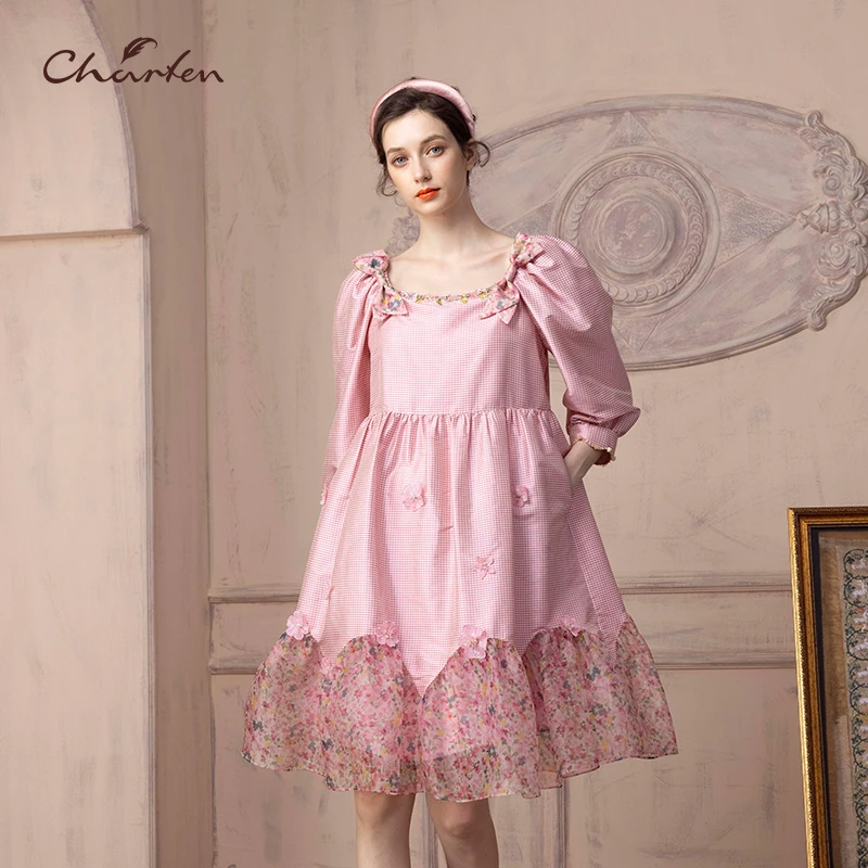 【媛媛专享】朝峰连衣裙CFD1C365-3068G裙子