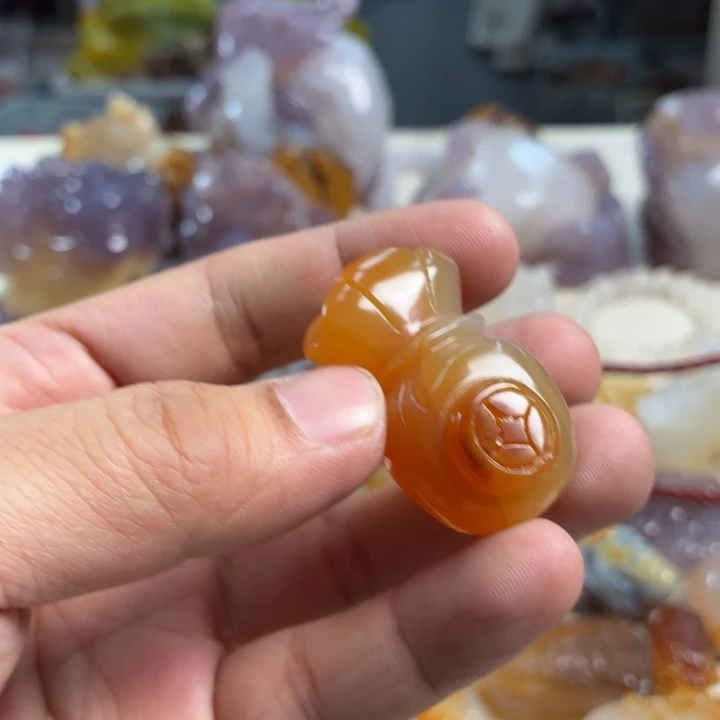 玛瑙/玉髓未镶嵌吊坠(不含链)