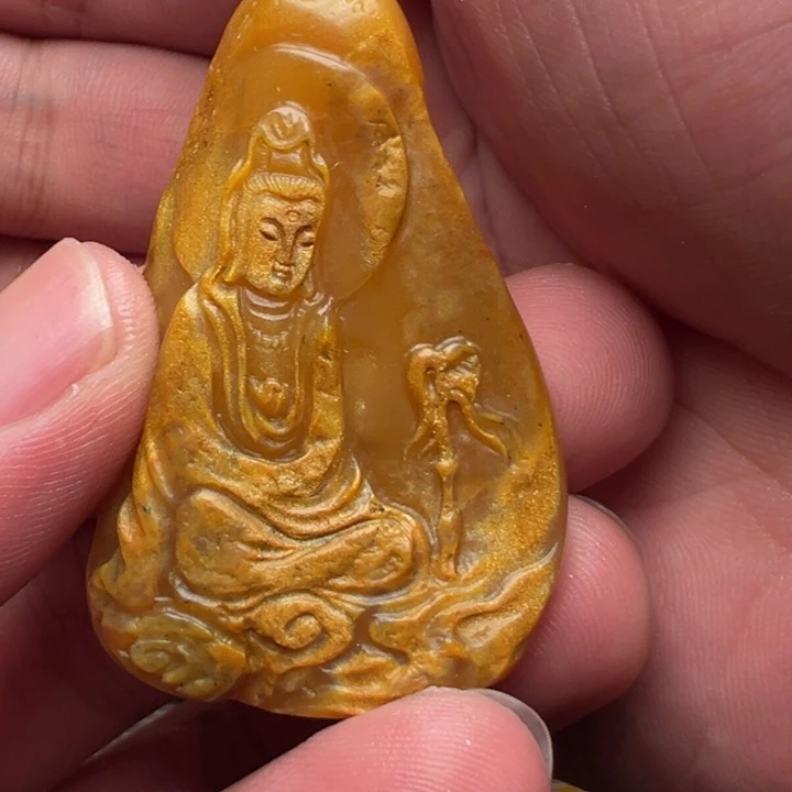 羲***训田黄石福利漏了有小瑕疵哦