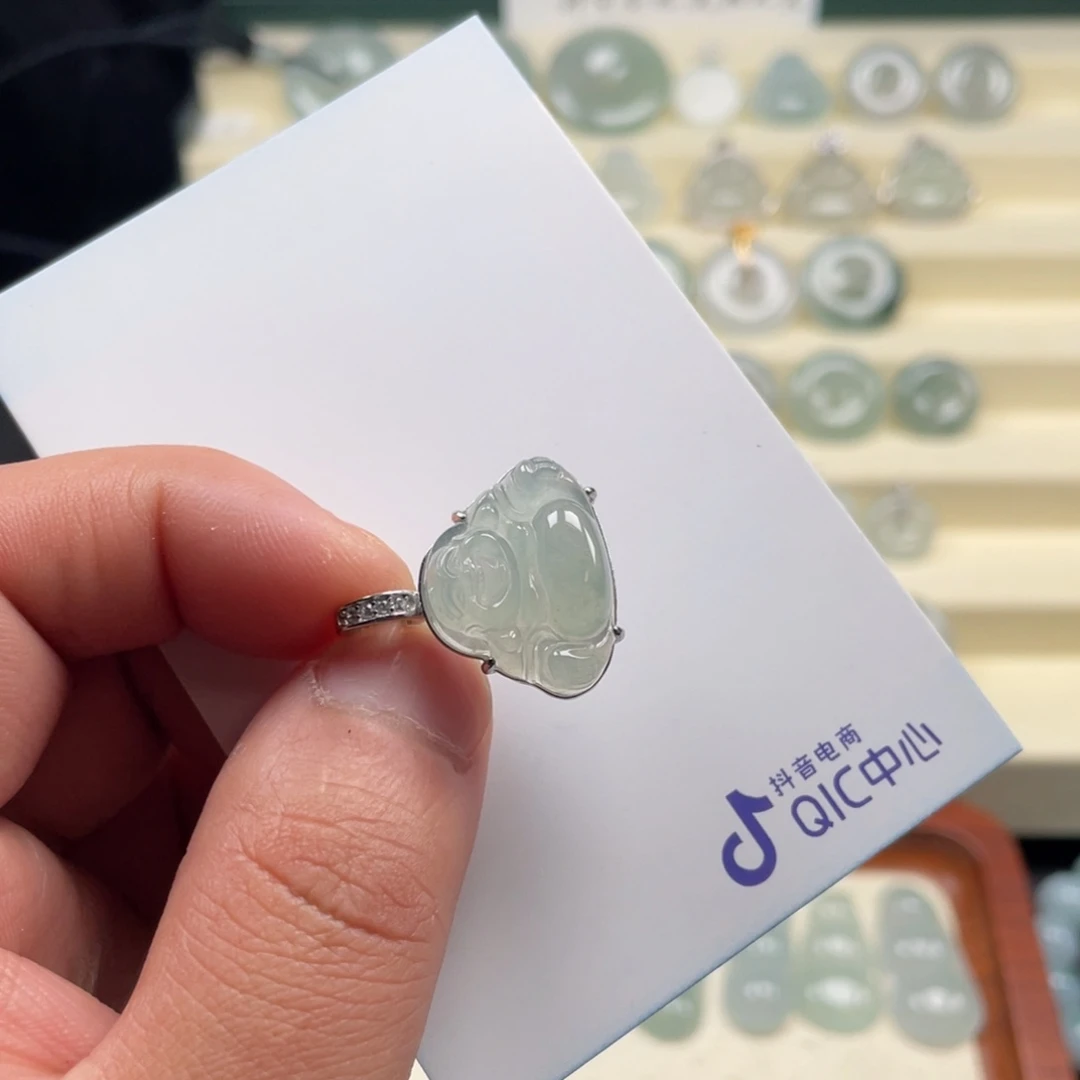 翡翠银S925镶嵌颈饰566778888755567