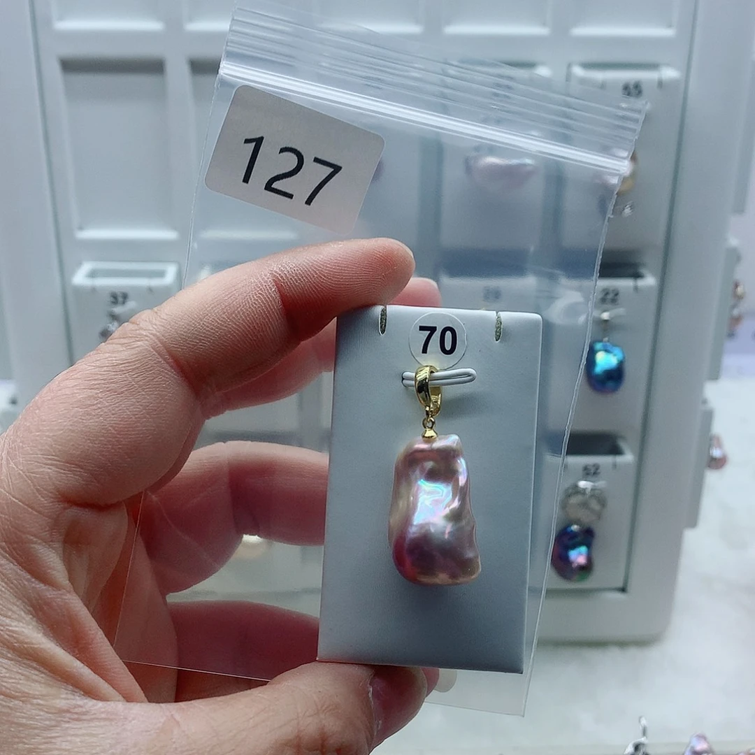 吊坠(不含链)合金淡水珍珠