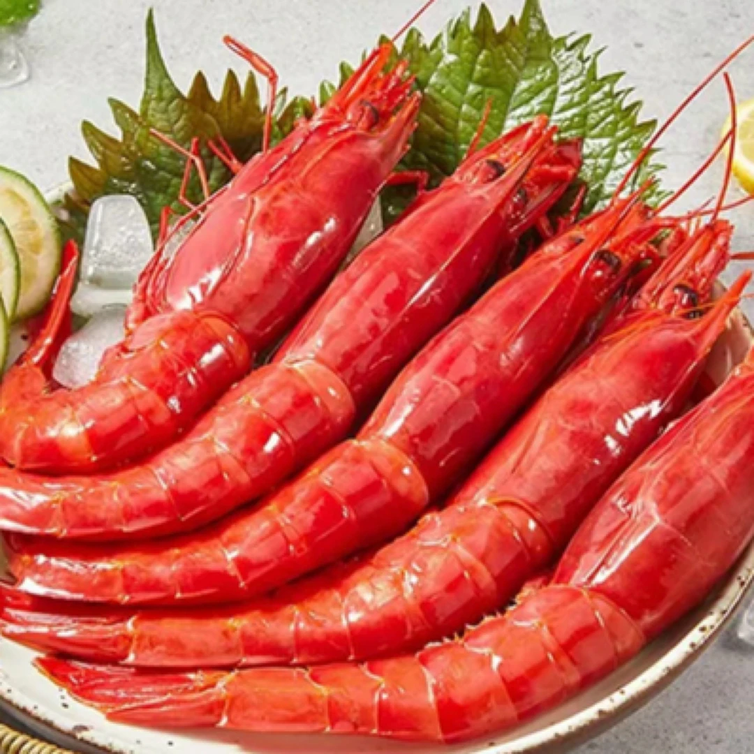 红魔虾 深海红魔虾刺身4只大号刺身级红魔虾顺丰包邮