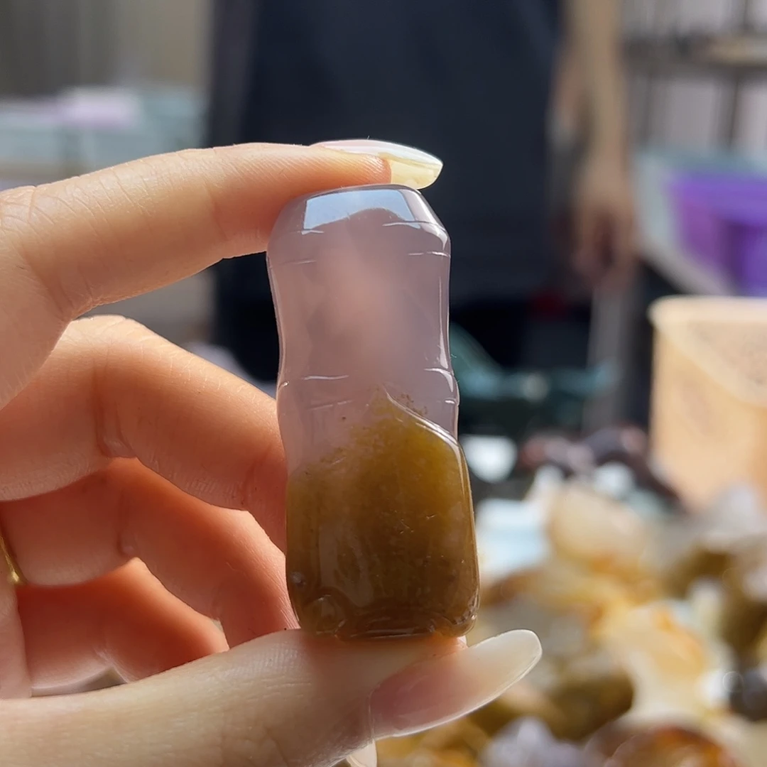 玛瑙/玉髓未镶嵌吊坠(不含链)