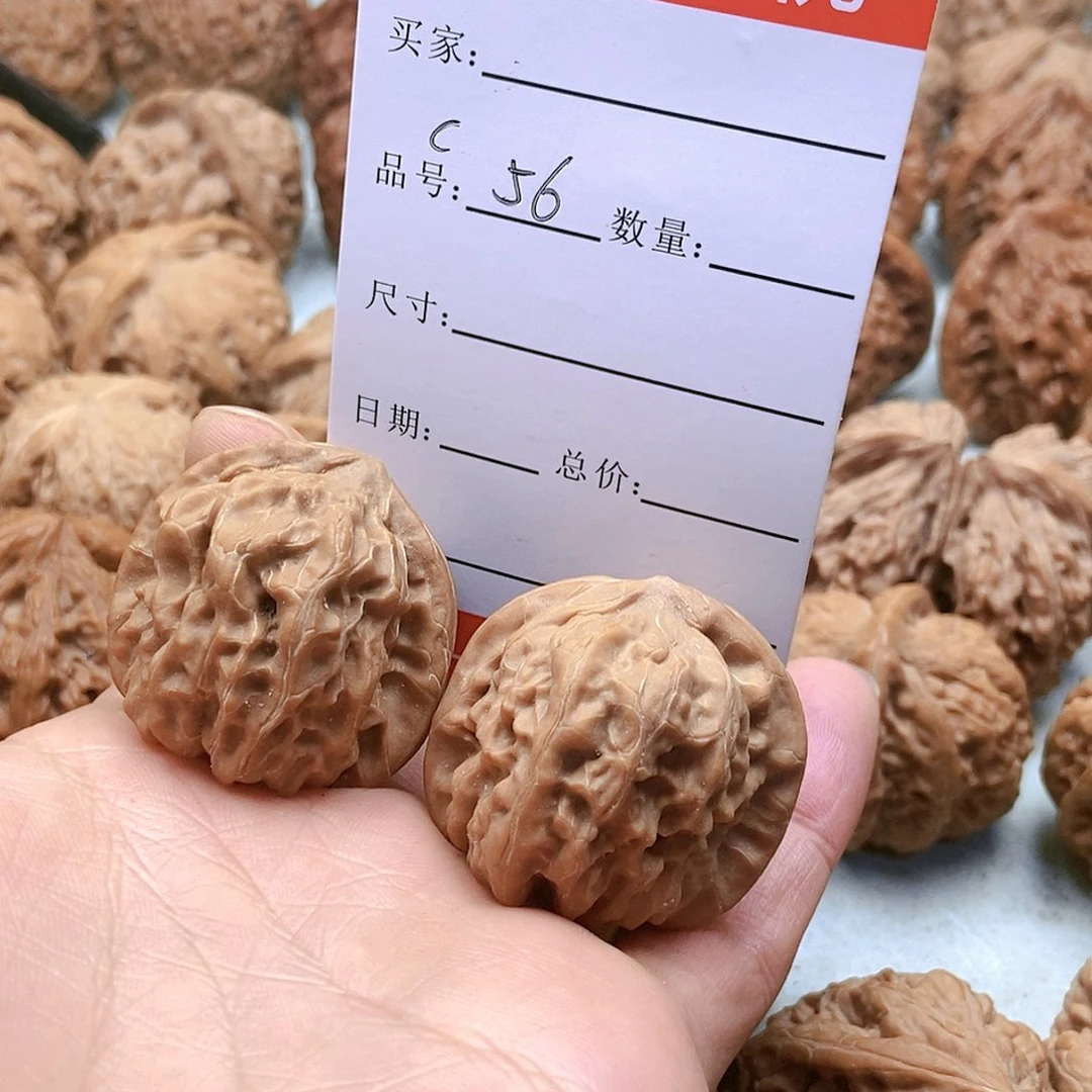 把件桃核56号龙娃35尺蜡皮