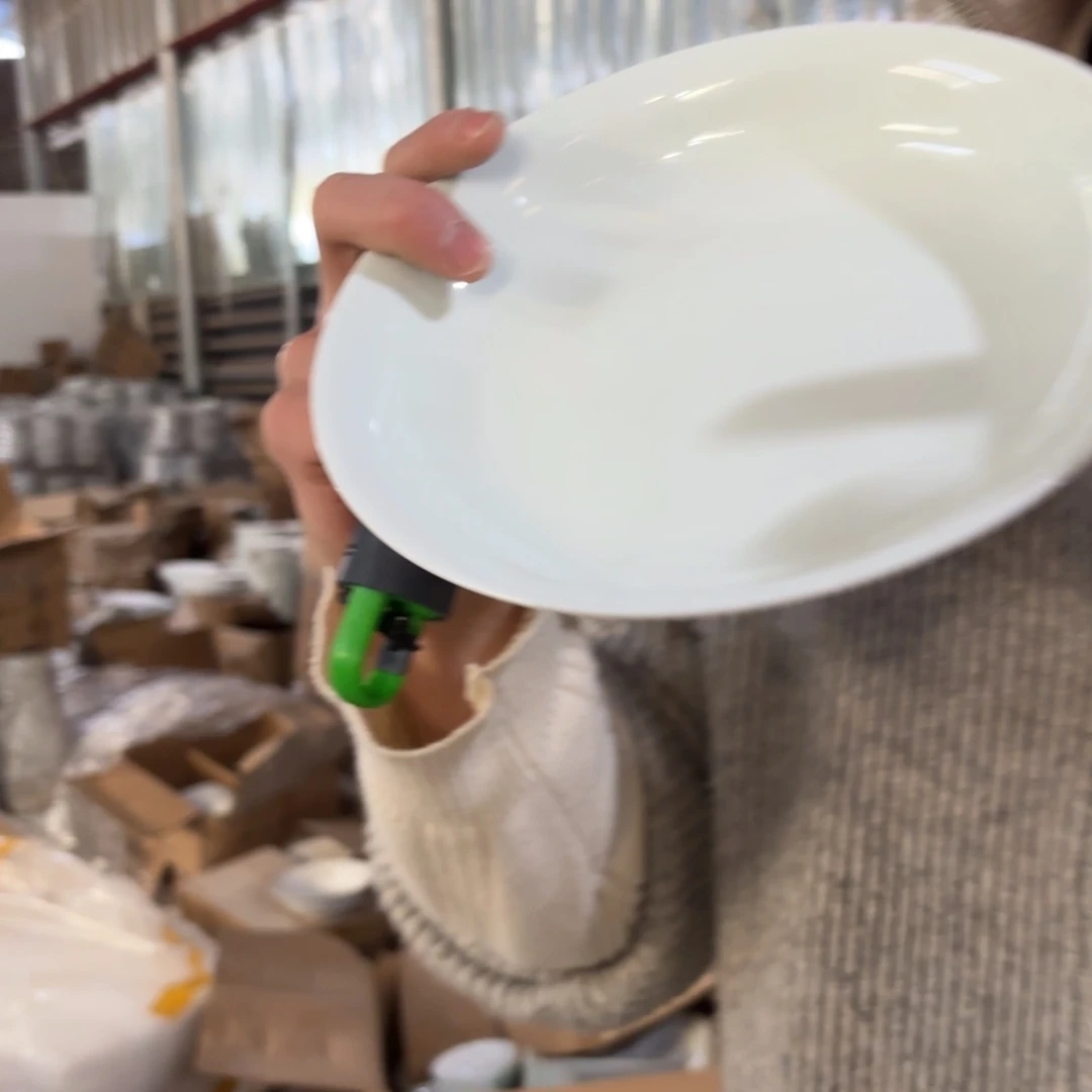 陶瓷8英寸影青深盘（源头工厂）6只