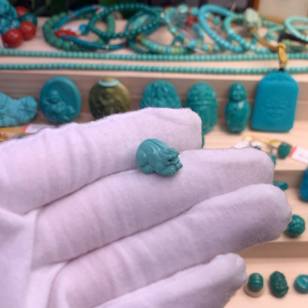 绿松石珠宝半成品未镶嵌