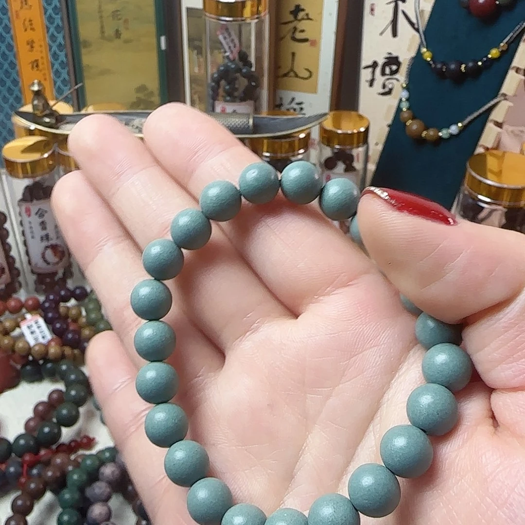 合香青珠纳瑞8mm锁骨链