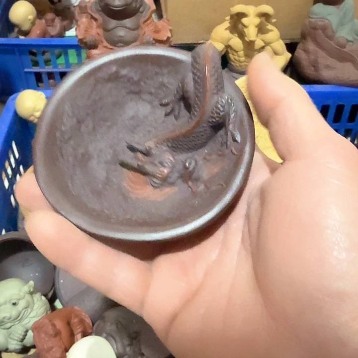 紫砂茶宠人****熟雕塑瑕疵茶宠