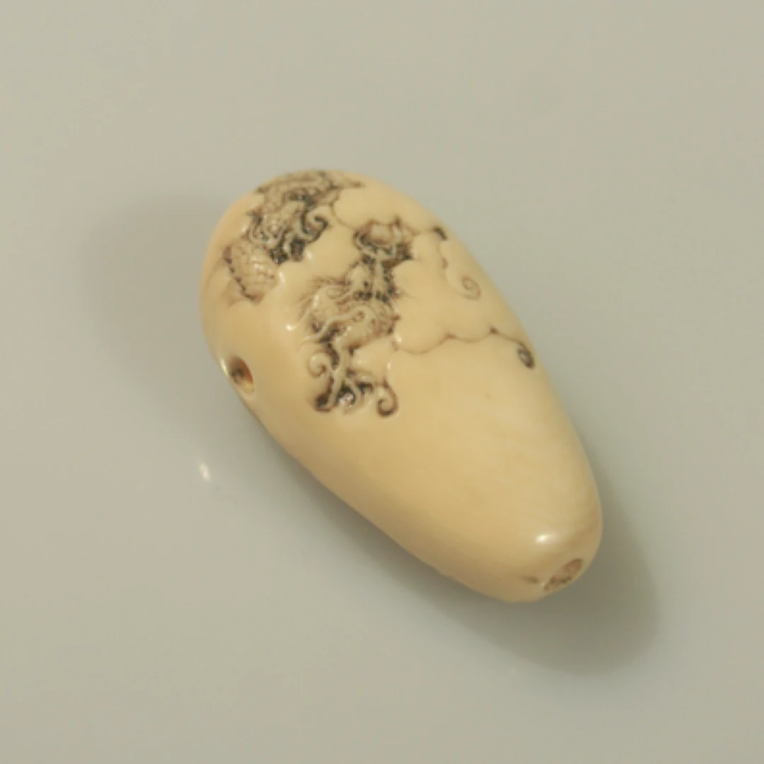 山工手作  水滴三通把件