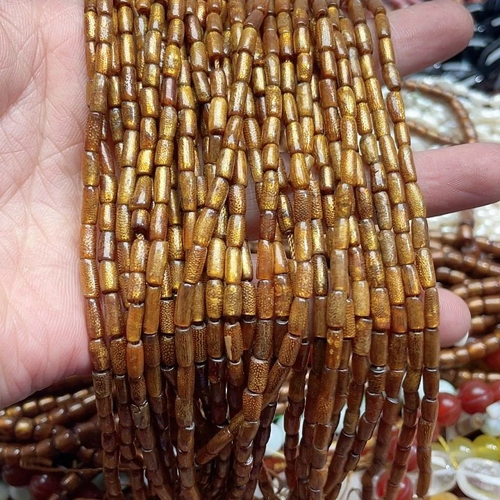 玛瑙/玉髓珠宝半成品未镶嵌一条3x8mm金柳