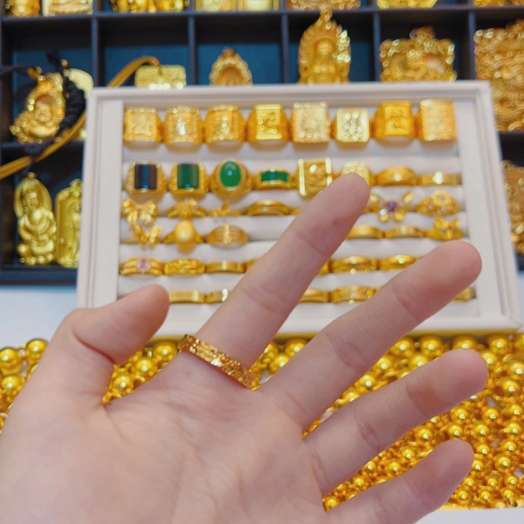 晨***晨合金合金7号圈口窄版碎冰冰戒指
