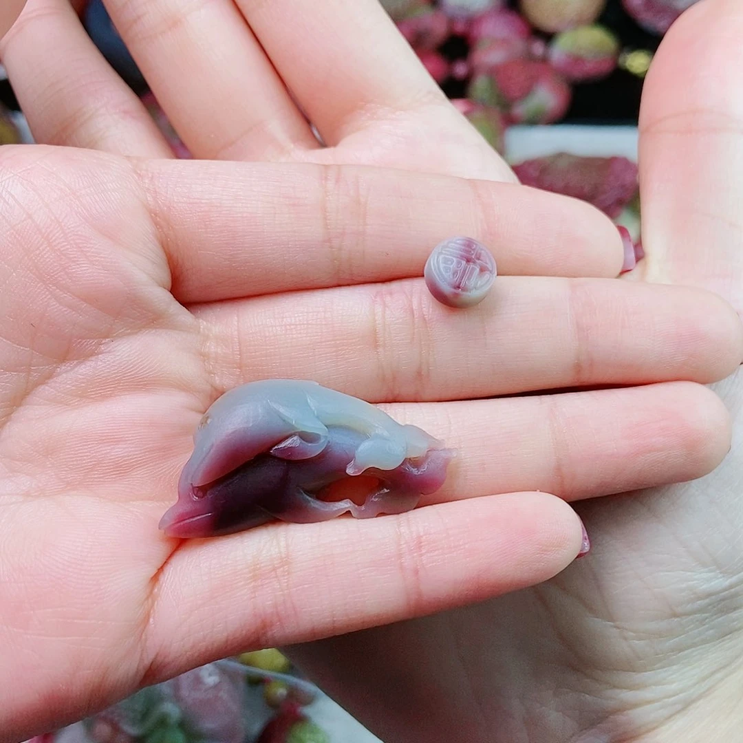 玛瑙/玉髓珠宝半成品未镶嵌弘