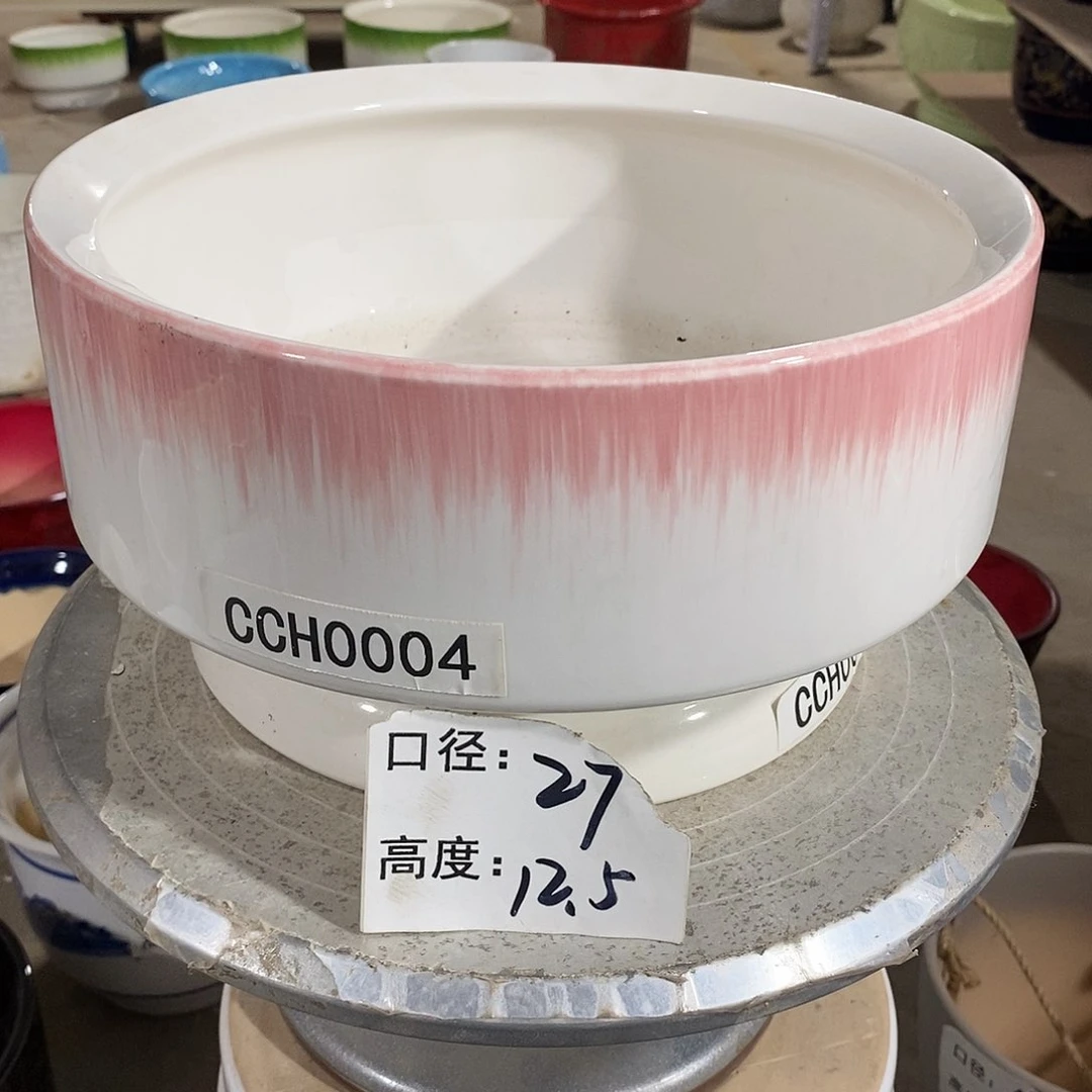 【闪购商品】陶瓷微瑕花盆-CCH004-1个大号