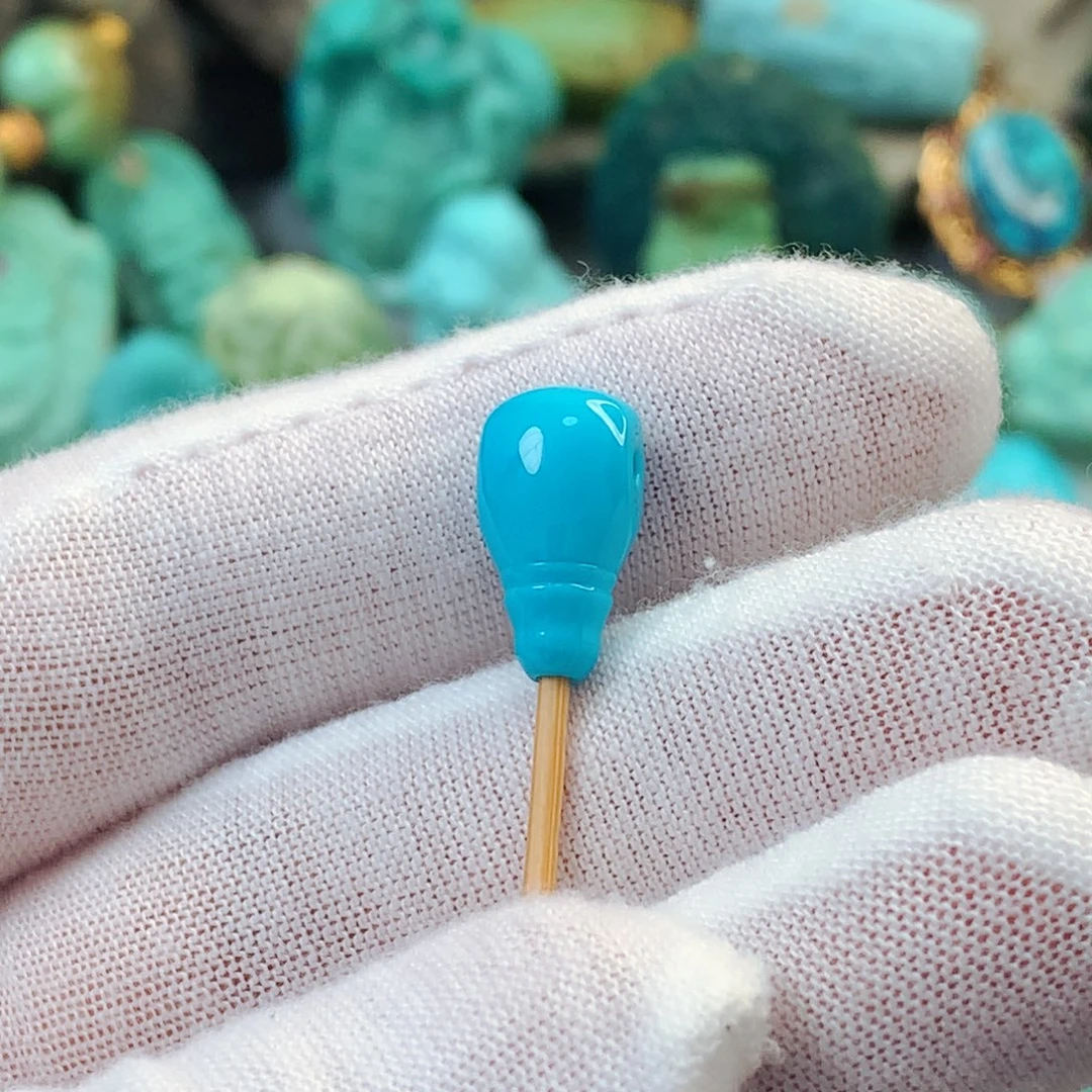 未镶嵌绿松石珠宝半成品