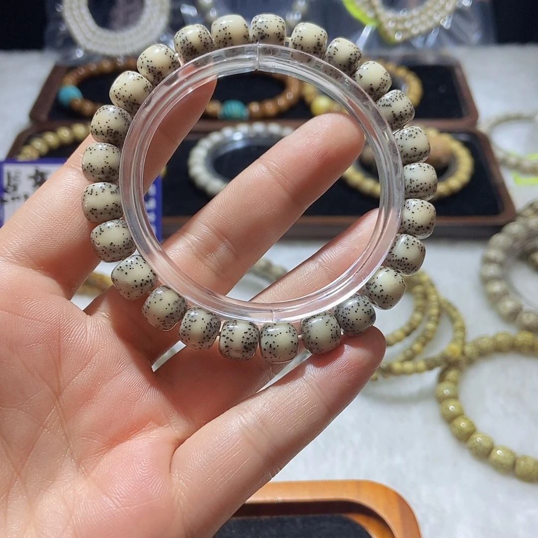 星月菩提手串冰糖一线天9x 8