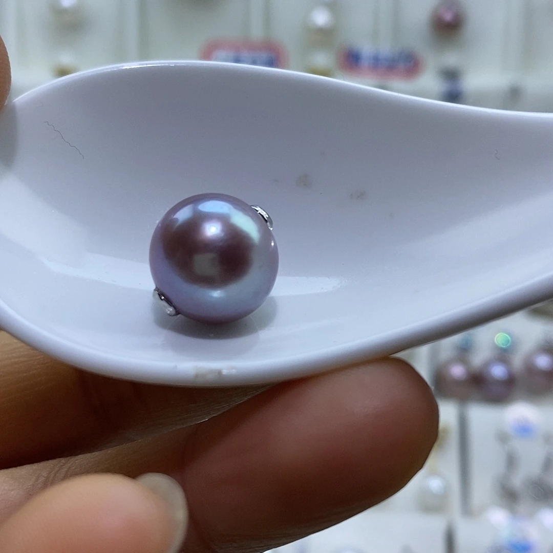 银S925镶嵌吊坠(赠链)淡水珍珠