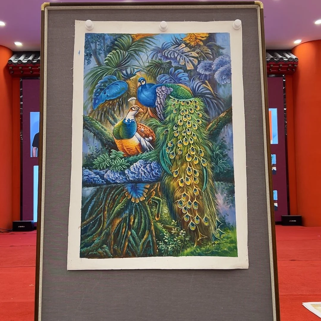国画二郎展览原作